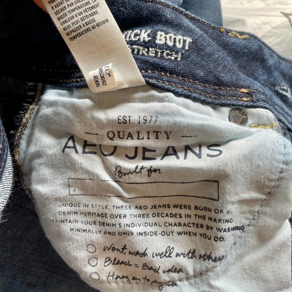 SOLD American Eagle Size 4 Kick Boot Jeans - Picture 7 of 8